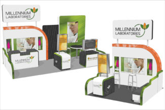 Millennium Laboratories| Tradeshow Booth Design