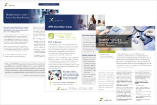 Xifin | Reference Guide & Sellsheet Design